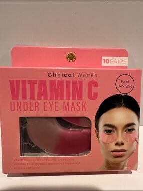 Clinical Works Vitamin C (10) Pairs Under Eye Masks.